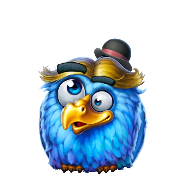 Il pappagallo blu di Pirots 3