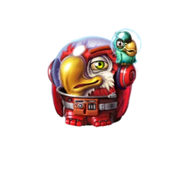 Il pappagallo rosso di Pirots 4
